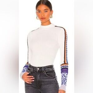 Free People switch it up thermal top mockneck